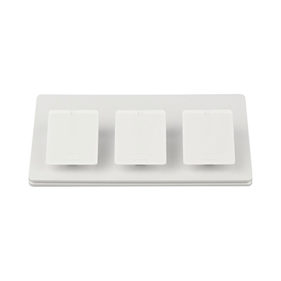 Base de mesa para controles PICO, para 3 espacios. | LPED3WH