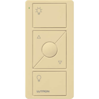 Control remoto PICO 3 botones encender/apagar, subir/bajar intensidad, color blanco, complemente con un atenuador Caseta, RA2, RadioRa2. | PJ23BRLGIVL01