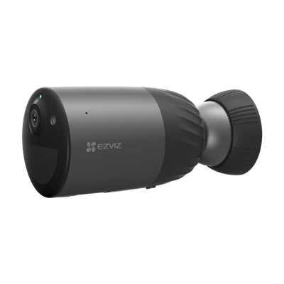 Cámara IP Inalámbrica Con Batería Recargable (Cero Cables) / Colores en Oscuridad / 2 Megapíxel  / Sirena y Estrobo / Alertas de Audio Personalizable / Uso en Exterior / Grabación en la Nube / Almacenamiento Interno | CS-BC1C