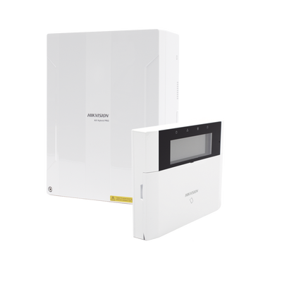 KIT Panel de Alarma AX HYBRID PRO / 1 Panel Híbrido / 1 Teclado LCD | DS-PHA64-LPK