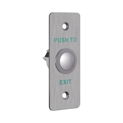 Botón de Salida Metálico / Forma Rectangular / Normalmente Abierto o Cerrado / Estético / Interior | DS-K7P02