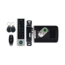 Kit de Cerradura Inteligente / Incluye Teclado y Control Remoto / Soporta Huella, Tarjeta y Contraseña / Teclado Metálico IP65 | ACCESS7-X