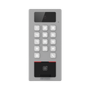 Terminal de Control de Acceso / Videoportero Multiapartamento Llamada a App / Teclado / Exterior Antivandálico IP65 & IK09 / Huella, Tarjeta, Código QR, PIN o App Hik-Connect  / Cámara 2 MP compatible con NVRs | DS-K1T502DBFWX-C