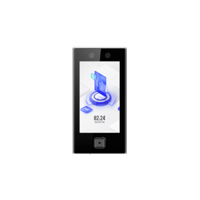 Terminal Facial Min Moe WiFi / Lector de QRs Físico de Alta Velocidad / 6,000 Rostros / Pantalla 7" / Administrable en la Nube con Hik-Connect 6 / Exterior IP65 / LED Rojo/Verde Indicador de Acceso / SIP Estandar / HIK-IA | DS-K1T670MWX-QR