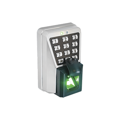 (ZK MA500)Lector IP de Huella y Proximidad con Teclado Antivandálico para Exterior / Administración con software o de manera autónoma (directo en el teclado) / Relevador para chapa | XT-5