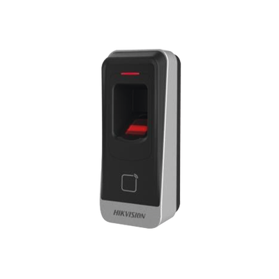 Lector esclavo PROX EM IP65 / Huella Digital / Lector de Tarjetas de Proximidad / RS-485 / Interior y Exterior / Requiere Panel de Control de Acceso DS-K26 Series y DS-K27 | DS-K1201A-EF