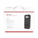 Kit de Control de Acceso TODO INCLUIDO con Lector de Huellas y Tarjetas / 3,000 Huellas / Compatible con App Hik-Connect / Incluye Electroimán  Botón de Salida y Montajes Z y L para imán (DS-K1T804) | DS-KAS261