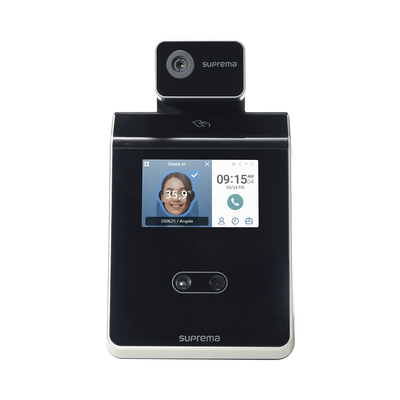 FaceStation 2 Lector Facial/ Notificación por Temperatura Alta /  Bluetooth MultiClass SE Dual RFID (125KHZ EM HID PROX 13.56MHZ Mifare DesFire / EV1 FELICA ICLASS S) Compatible con BioStar2 | FS2AWBTCM10LA