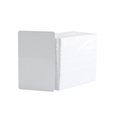 Paquete de 500 tarjetas de PVC UltraCard 30 mil CR80/ Diseñadas para impresión/ Sin Tecnología | 081754