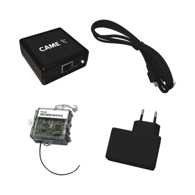 Kit CAME Connect / Para Apertura de Motores y Barreras Por Medio de APP / 3 Perfiles de Trabajo para Usuario, Propietario e Instalador | 8K06SA-001