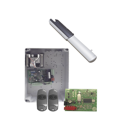 Kit de Operadores para Automatizar Portones Vehiculares Abatibles de 2 hojas / 3 m / 400 kg / Uso residencial | KIT-ATI-3010