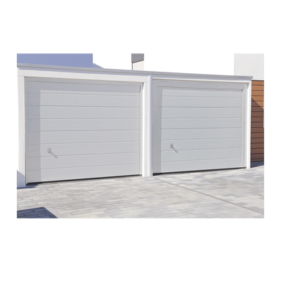 Sección para puerta de Garage / Lisa / Color blanco / Para GARAGE128 / Estilo Americana. | SEC-GAR128
