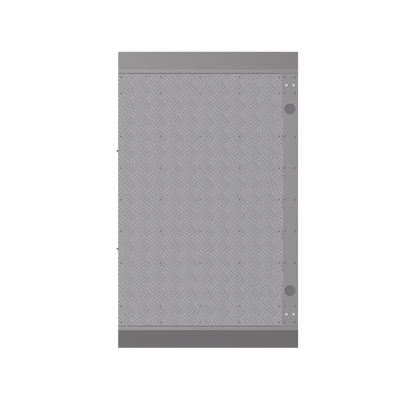 Base ADICIONAL para Torniquetes de la Serie DSK3B961 / Añade 1 Carril de 90 cms / Requiere DS-K3B961TX-BASE900-S | DS-K3B961TX-BASE900-M