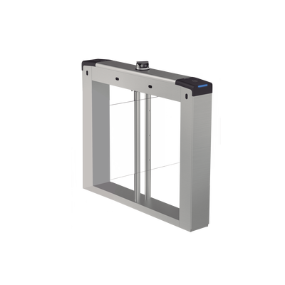 Torniquete Swing Central / Reconocimiento Facial y Lectores de Tarjeta Incluidos / Bidireccional / 5,000,000 MCBF / 4 Pares de dToF / Carriles Seleccionables de 65 o 90 cms (aletas de acrilico no incluidas) / Requiere Torniquetes Laterales | DS-K6B221TMX-M