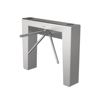 Torniquete Estético Trípode Bidireccional de Acero Inoxidable / 2 Millones de Ciclos MCBF / Interior y Exterior Protegido / LEDs indicadores de Entrada y Salida / Tipo Puente | DS-K3G225LX-R/DM55