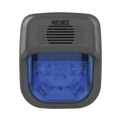 Sirena Estrobo Color Azul Para Paneles y Detectores Macurco | HS-B-HORN