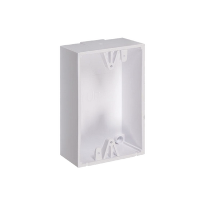 Caja trasera de montaje color blanco para Estaciones de Parada STOPPER | KIT-71100A-W