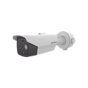 Bala IP Dual / Térmica 6.9 mm (256 x 192) / Óptico 6.4 mm (4 Megapixel) / 30 mts IR / Exterior IP67 / PoE / Termométrica / Detección de Temperatura / Sirena y Luz Intermitente Integrada / Micro SD | DS-2TD2628-7/QA