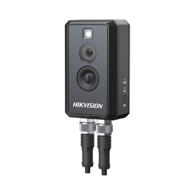 Cámara IP Térmica Tipo Cubo / Medición de Temperatura de Alta Precisión ±2°C,±2% / Doble Rango: -20°C a 150°C y 0°C a 550°C / Térmica 160x120 / Óptica 2 MP / IP67 / Foco At&eacute | DS-2TD3017T-3/V