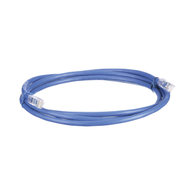 Cable de Parcheo UTP, Cat6A, 24 AWG, CM, Color Azul, 2.13 Metros (7 Pies) | UTP6AX7BU