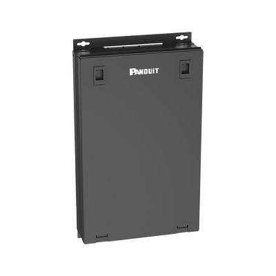 Punto de Consolidación Para 48 Puertos, Con Espacio para 2 UR, Instalación en Piso, Pared o Techo, Fabricado en Acero, Color Negro | CPB48BL