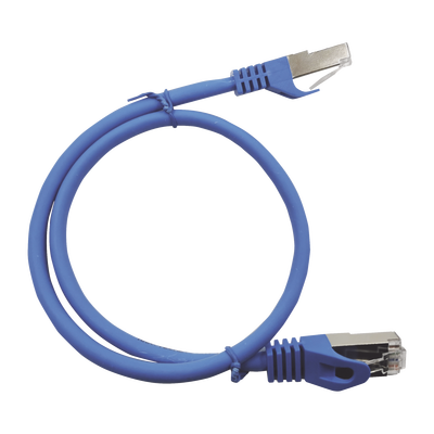 Patch Cord Cat6A 10G Blindado 3.0 Metros (9.84 Pies) Azul | LP-STP-6A-300BU