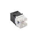 Módulo Jack Keystone Cat6 con Terminación en Ángulo 180 - Color Negro | LP-KJ-649-BK