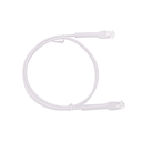 Mini Patch Cord Cat6 Ultra Slim 2 Metros (6.56 Pies) Blanco ? Ahorra Espacio sin Organizadores, con Bota Flexible | LP-PSLIM-2WH