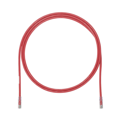 Cable de Parcheo UTP, Cat6A, 24 AWG, CM, Color Rojo, 2.13 Metros (7 Pies) | UTP6AX7RD