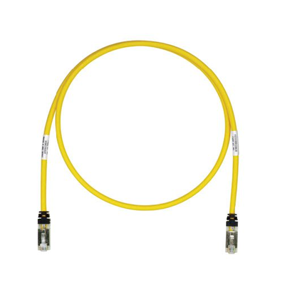 Patch Cord Cat6A, Blindado S/FTP, CM/LS0H, 3.05 Metros (10 Pies), Color Amarillo | STP6X10YL