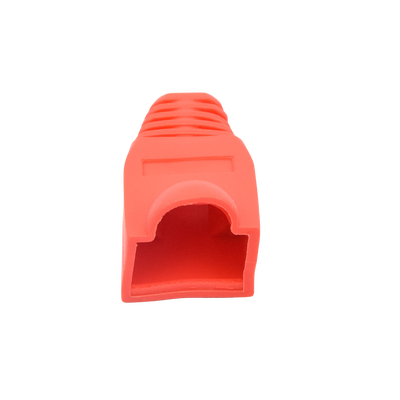 Bota Plástica para Protección de Plug RJ45, Color Rojo | LP-PG8-025-RD
