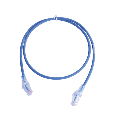 Patch Cord MC5 Modular Cat5e UTP, CM/LS0H, 0.91 Metros (3 Pies), Color Azul, Versión Bulk (Sin Empaque Individual) | MC5-03-06B