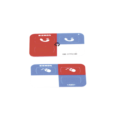 Icono Ultramax para Identificación de Jacks, Color Rojo, Bolsa con 100 Piezas | Z-ICON-03B