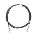 Cable de Parcheo Slim UTP Cat6 - 1.5 Metros (4.92 Pies) Negro Diámetro Reducido (28 AWG) | LP-UT6-150-BK-28