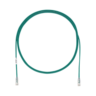 Cable de Parcheo TX6, UTP Cat6, Diámetro Reducido (28AWG), Color Verde, 1.52 Metros (5 Pies) | UTP28SP5GR