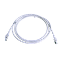 Patch Cord Z-MAX Cat6A S/FTP, CM/LS0H, 2.13 Metros (7 Pies), Color Blanco, Versión Bulk (Sin Empaque Individual) | ZM6A-S07-02B