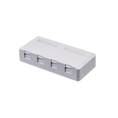 Caja de Pared de 4 Puertos Sin Jack | LP-WP-07B