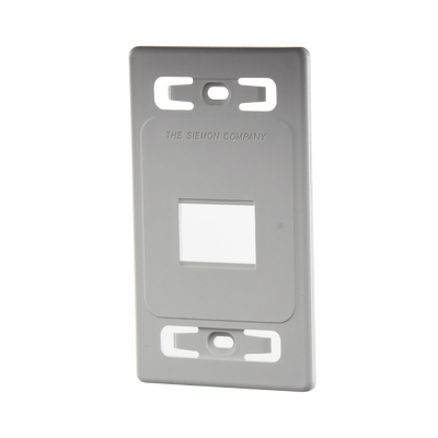 Placa de Pared Modular MAX, de 2 Salidas, Color Blanco | MX-FP-S-02-02