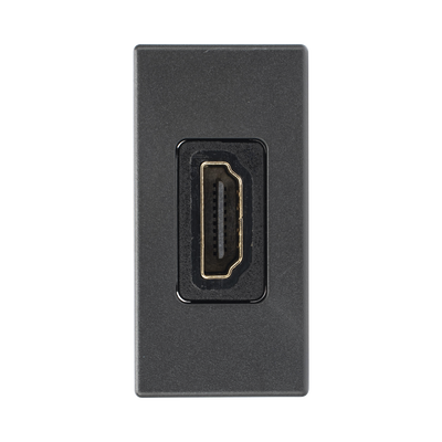 Módulo HDMI Hembra - Hembra Color Grafito / (K129B/14) | SM-HDMI-G