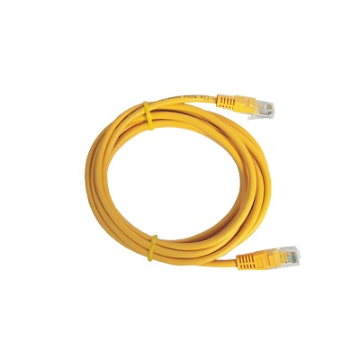 Cable de Parcheo UTP Cat5e - 3.0 Metros (9.84 Pies) - Amarillo | LP-UT3-300-YE