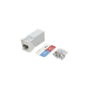 Jack Z-Max Cat6A, UTP, Montaje Híbrido en Placa de Pared (Plano y Angulado), Color Blanco, Versión Bulk (Sin Empaque Individual) | Z6A-02B