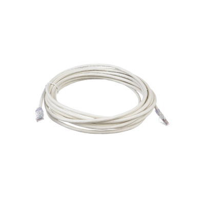 Cable de Parcheo TX6, UTP Cat6, 24 AWG, CM, Color Blanco, 6.1 Metros (20 Pies) | UTPSP20Y