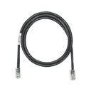 Cable de Parcheo UTP Categoría 5e, con Plug Modular en Cada Extremo - 2 Metros (6.56 Pies) - Negro | NK5EPC7BLY
