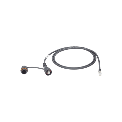 Patch Cord Cat6A IndustrialNet, Blindado S/FTP, Con Plug Industrial y Tapa en Un Extremo, 3 Metros (9.84 Pies) | ISTP6X3MBLR