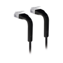 UniFi Ethernet Patch Cable Cat6 de 1 Metro (3.28 Pies), Color Negro | UC-PATCH-1M-RJ45-BK