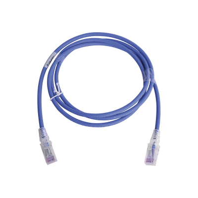 Patch Cord MC6 Modular Cat6 UTP, CM/LS0H, 1.52 Metros (5 Pies), Color Azul, Versión Bulk (Sin Empaque Individual) | MC6-05-06B