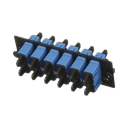 Placa Acopladora de Fibra Optica FAP, Con 6 Conectores SC Duplex (12 Fibras), Para Fibra Monomodo OS1/OS2, Color Azul | FAP6WBUDSCZ