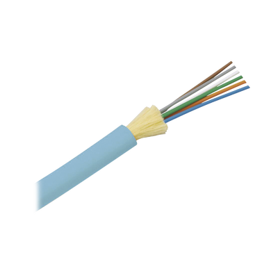 Cable de Fibra Óptica de 12 Hilos, Multimodo OM4 50/125 Optimizada, Interior, Tight Buffer 900um, No Conductiva (Dieléctrica), OFNR (Riser), Precio Por Metro | FODRZ12Y