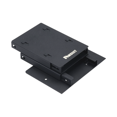 Soporte Para 2 Casetes HD Flex de 6 Puertos Duplex, Para Uso con Gabinetes de Zona, Color Negro | ZFLEX2