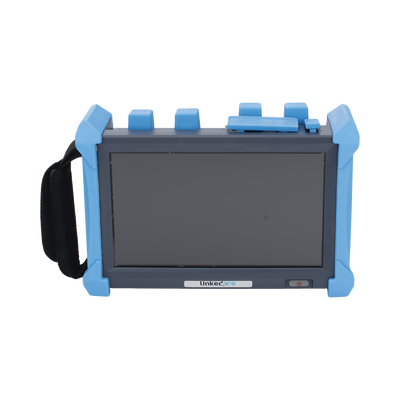 OTDR PRO de Alto Rendimiento para Enlaces de Fibra Óptica Monomodo / Pruebas en Fibra Óptica Viva / Longitudes de onda: 1310nm, 1550nm y 1625nm / Zona Muerta por Evento de 0.8 Metros (2.62 Pies) / VFL 5mW / Distancia de prueba de hasta 420 k | LP-OTDR-PRO-X
